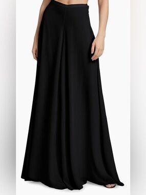 LAPOINTE Georgette pockets wide-leg trousers